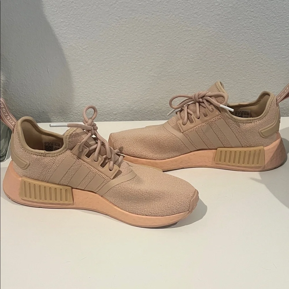 Adidas Beige NMD R1 Sneakers